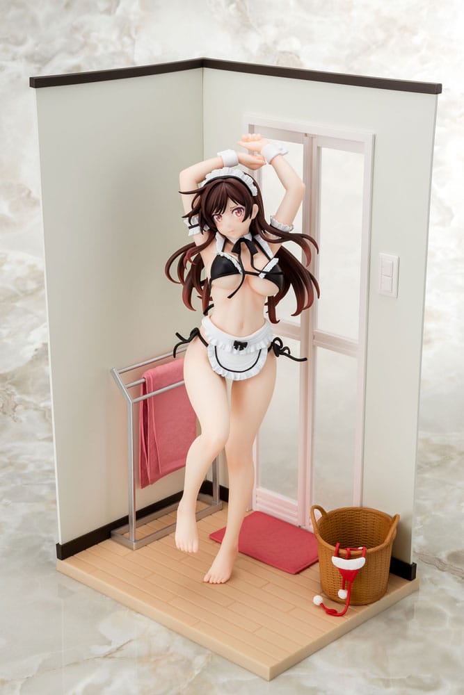 PRE ORDINE - Rent-A-Girlfriend PVC Statue 1/6 Chizuru Mizuhara Maid Bikini ni Okigae 30 cm