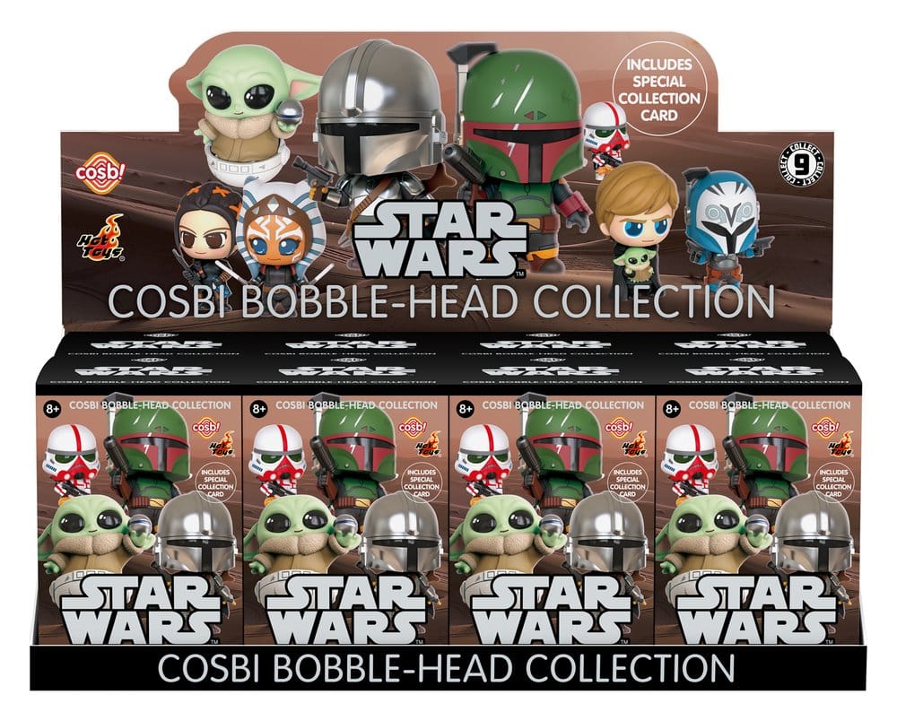 PRE ORDINE - Star Wars Cosbi Mini Figures Series 1 8 cm Blind Box Display (8)