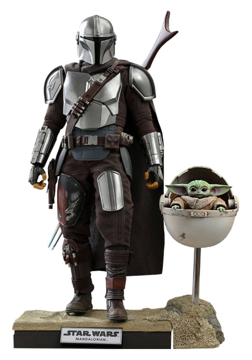PRE ORDINE - Star Wars The Mandalorian Action Figure 2-Pack 1/6 The Mandalorian & The Child Deluxe 30 cm