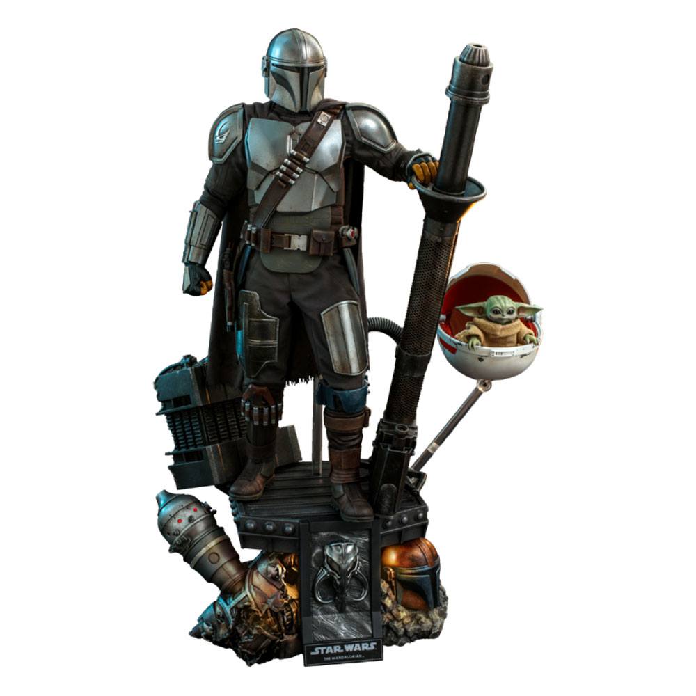 PRE ORDINE - Star Wars The Mandalorian Action Figure 2-Pack 1/4 The Mandalorian & The Child Deluxe 46 cm