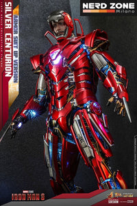 HOT TOYS - 1/6 Marvel Iron Man 3 Silver Centurion Armor Suit Up Version MMS618 D43