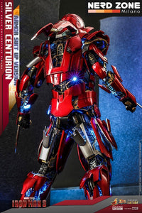HOT TOYS - 1/6 Marvel Iron Man 3 Silver Centurion Armor Suit Up Version MMS618 D43