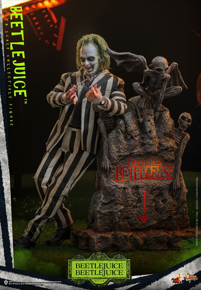 HOT TOYS Beetlejuice Beetlejuice Movie Masterpiece Action Figure 1/6 Beetlejuice 30 cm