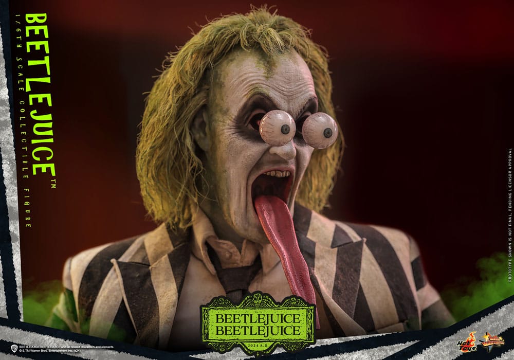 HOT TOYS Beetlejuice Beetlejuice Movie Masterpiece Action Figure 1/6 Beetlejuice 30 cm