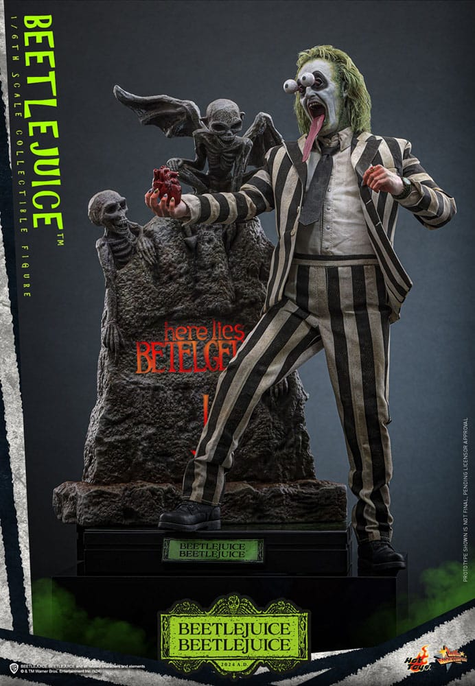 HOT TOYS Beetlejuice Beetlejuice Movie Masterpiece Action Figure 1/6 Beetlejuice 30 cm