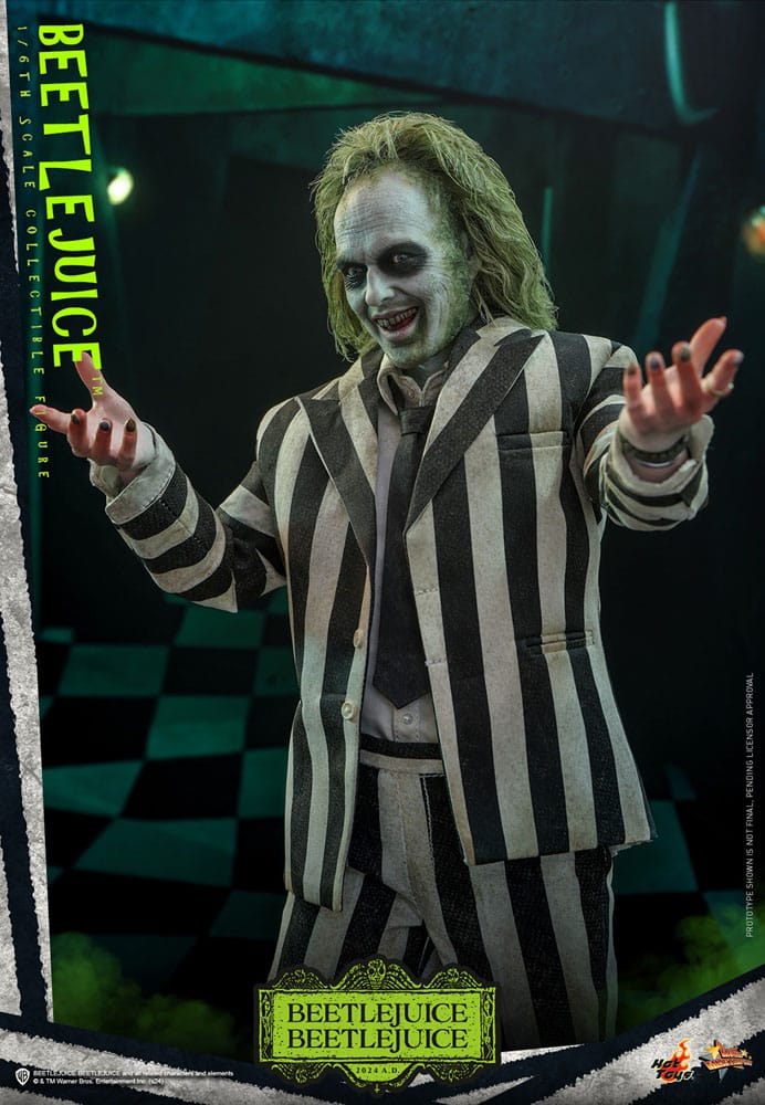 HOT TOYS Beetlejuice Beetlejuice Movie Masterpiece Action Figure 1/6 Beetlejuice 30 cm