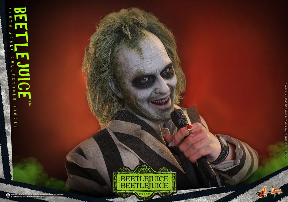 HOT TOYS Beetlejuice Beetlejuice Movie Masterpiece Action Figure 1/6 Beetlejuice 30 cm