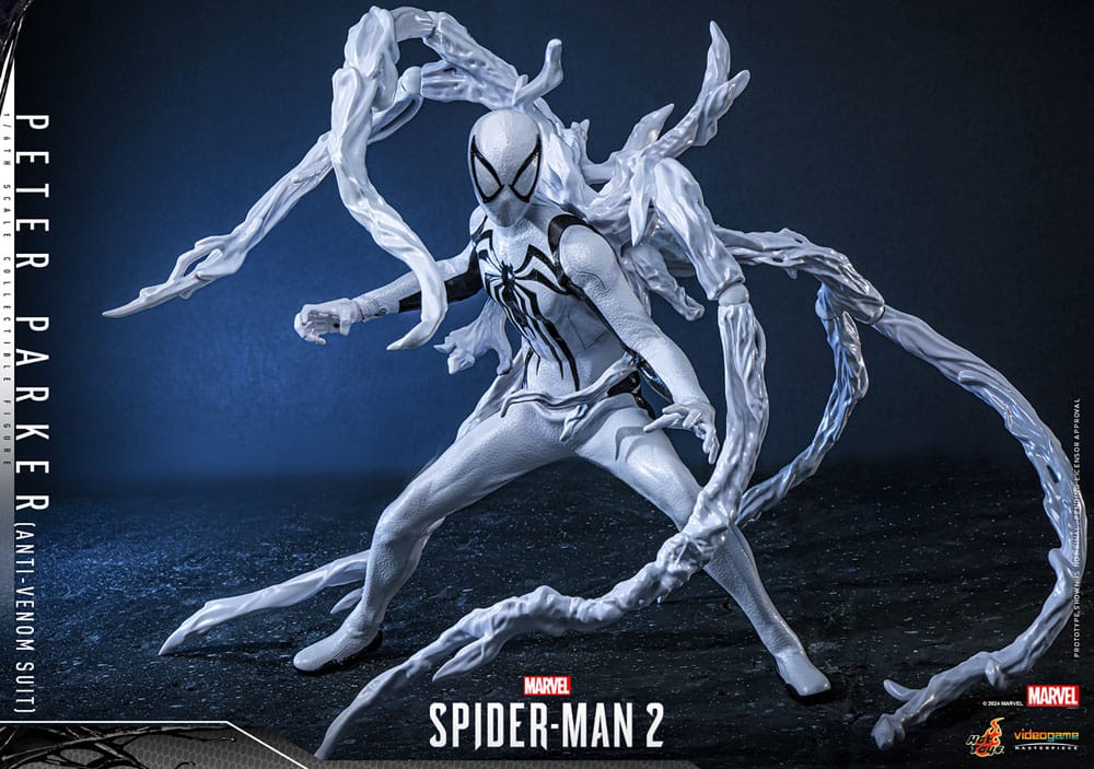 HOT TOYS - Spider-Man 2 Video Game Masterpiece 1/6 Peter Parker (Anti-Venom Suit) 30 cm VGM69