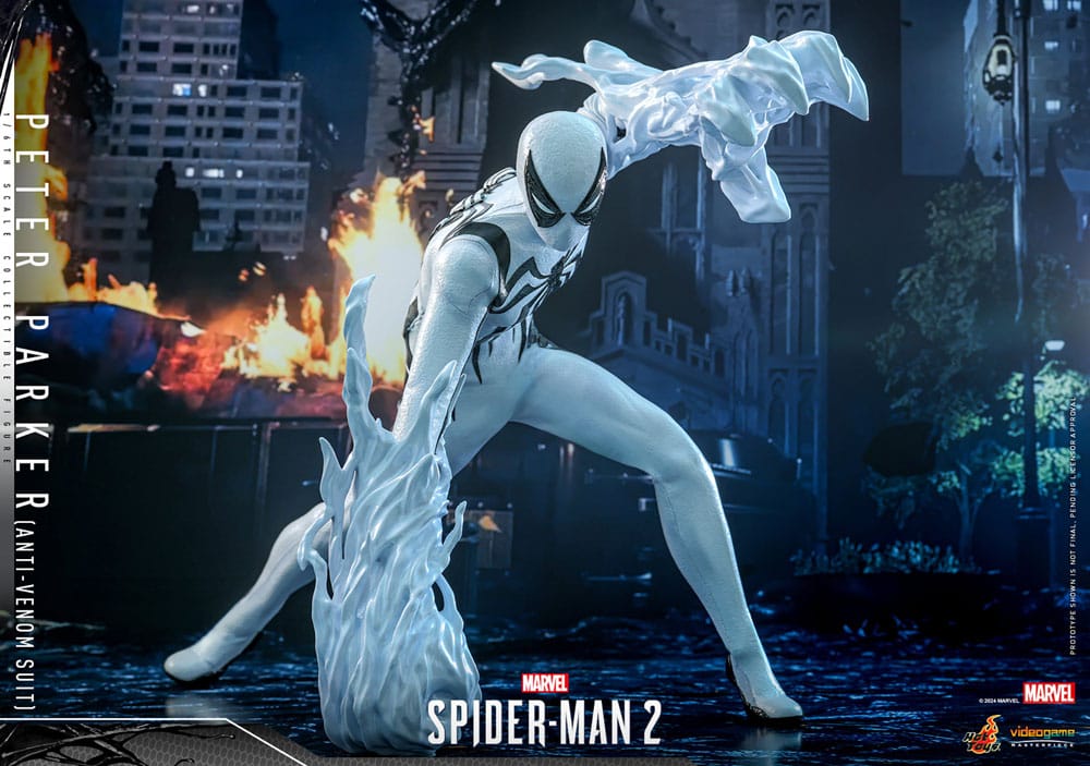 HOT TOYS - Spider-Man 2 Video Game Masterpiece 1/6 Peter Parker (Anti-Venom Suit) 30 cm VGM69