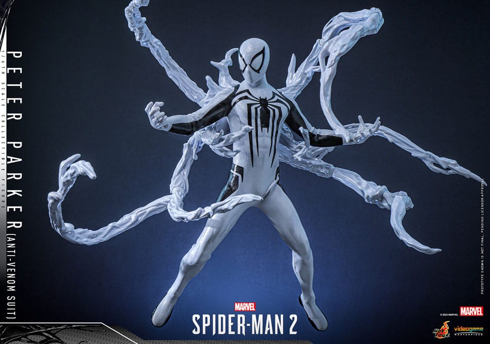 HOT TOYS - Spider-Man 2 Video Game Masterpiece 1/6 Peter Parker (Anti-Venom Suit) 30 cm VGM69
