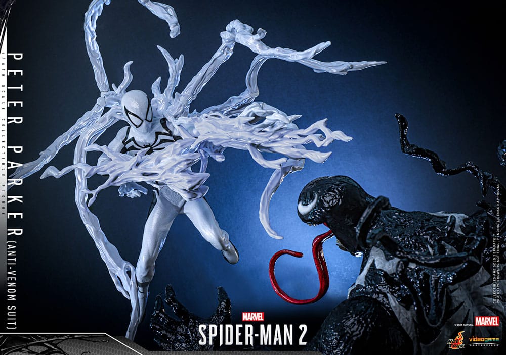 HOT TOYS - Spider-Man 2 Video Game Masterpiece 1/6 Peter Parker (Anti-Venom Suit) 30 cm VGM69