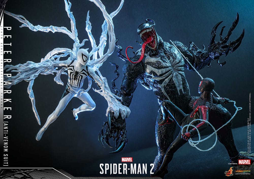HOT TOYS - Spider-Man 2 Video Game Masterpiece 1/6 Peter Parker (Anti-Venom Suit) 30 cm VGM69