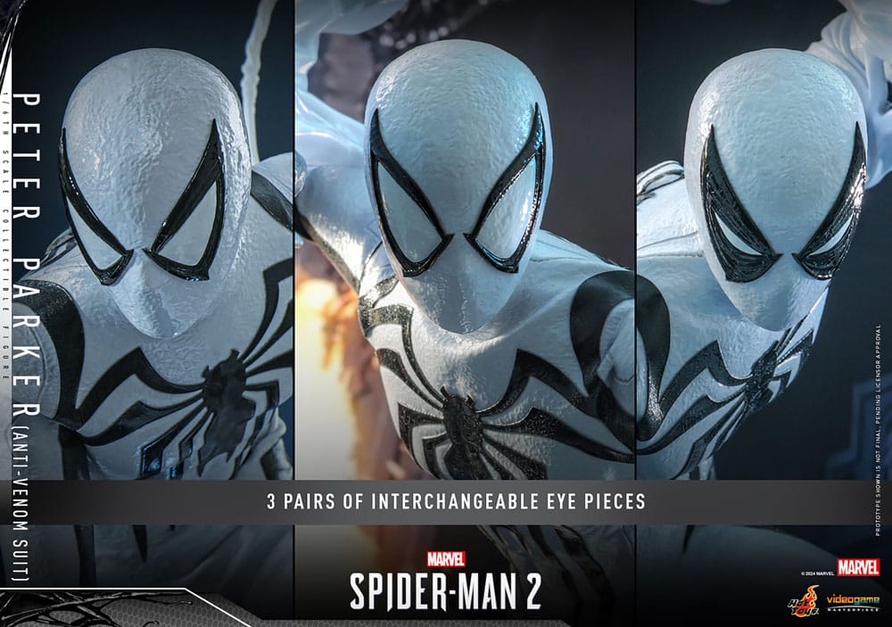 HOT TOYS - Spider-Man 2 Video Game Masterpiece 1/6 Peter Parker (Anti-Venom Suit) 30 cm VGM69