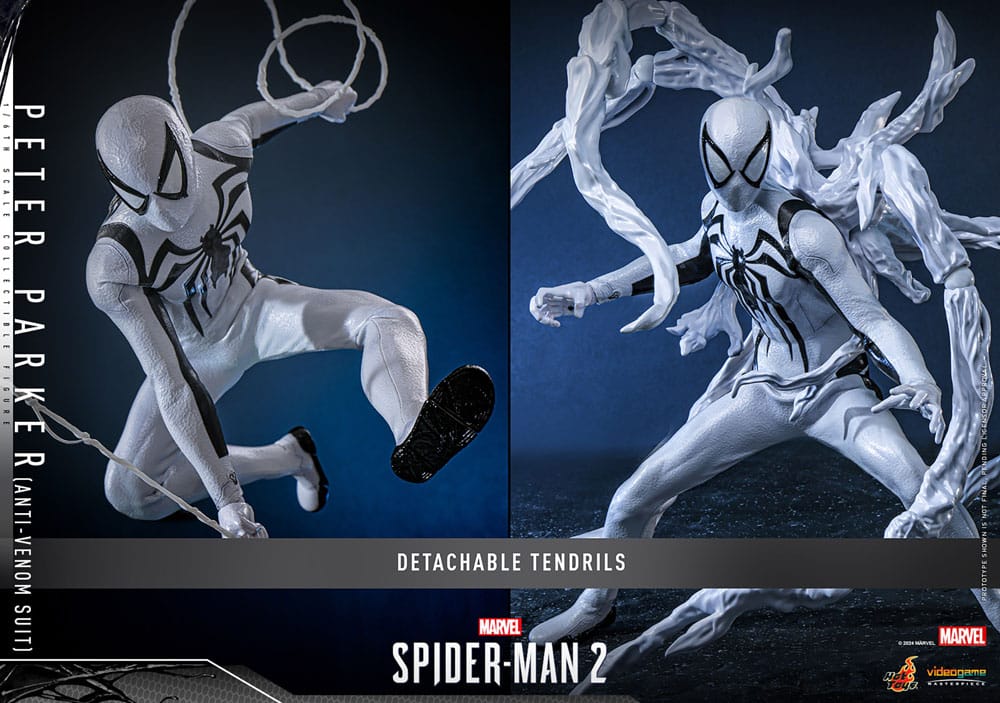 HOT TOYS - Spider-Man 2 Video Game Masterpiece 1/6 Peter Parker (Anti-Venom Suit) 30 cm VGM69