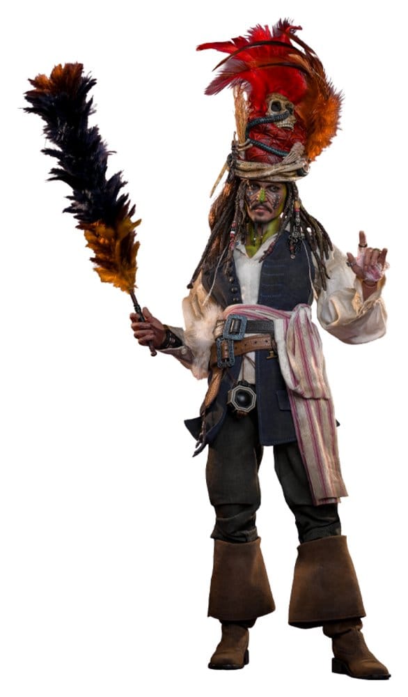 PRE ORDINE - Pirates of the Caribbean: Dead Man's Chest Action DX Figure 1/6 Pelegostos Chief Jack Sparrow 30 cm
