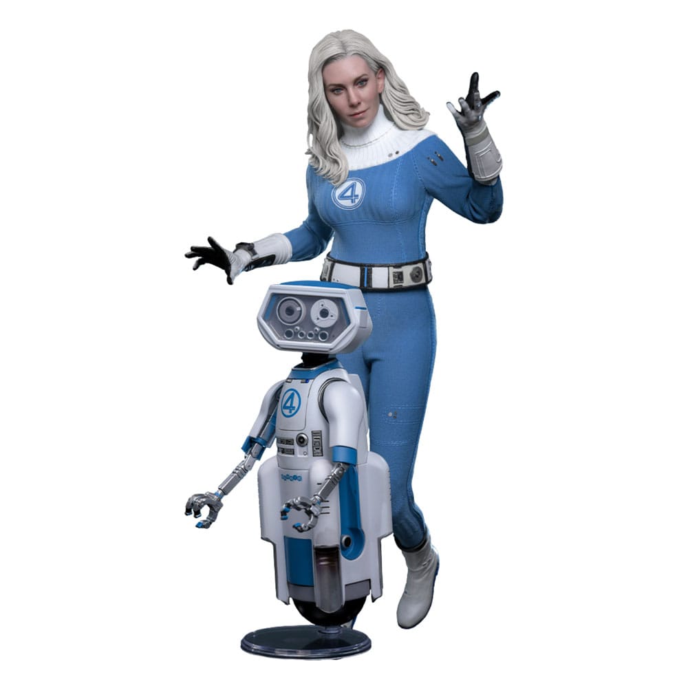 PRE ORDINE - The Fantastic Four: First Steps Movie Masterpiece Action Figure 2-Pack 1/6 Invisible Woman & H.E.R.B.I.E. 28 cm