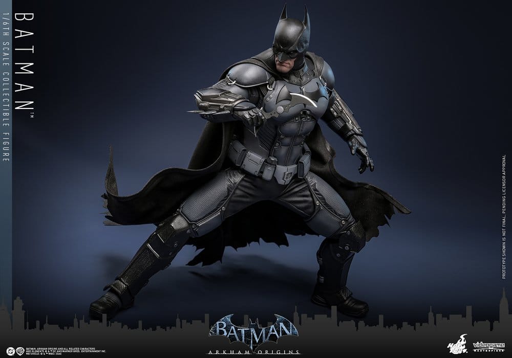 PRE ORDINE - HOT TOYS - Batman Arkham Origins Videogame Masterpiece Action Figure 1/6 Batman 33 cm