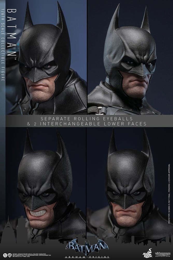 PRE ORDINE - HOT TOYS - Batman Arkham Origins Videogame Masterpiece Action Figure 1/6 Batman 33 cm