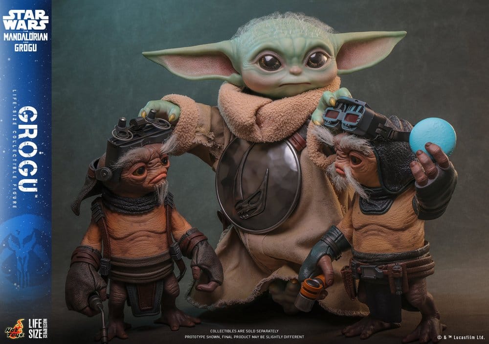PRE ORDINE - HOT TOYS Star Wars: The Mandalorian & Grogu Life-Size Figure Grogu 38 cm