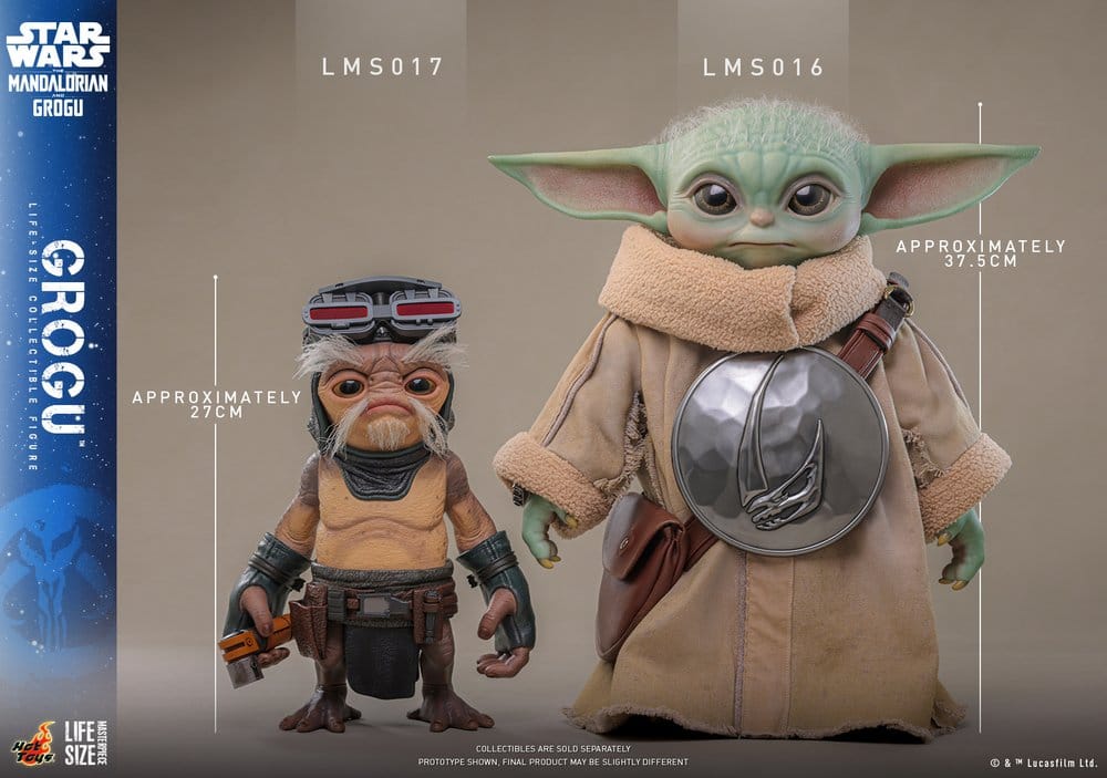 PRE ORDINE - HOT TOYS Star Wars: The Mandalorian & Grogu Life-Size Figure Grogu 38 cm