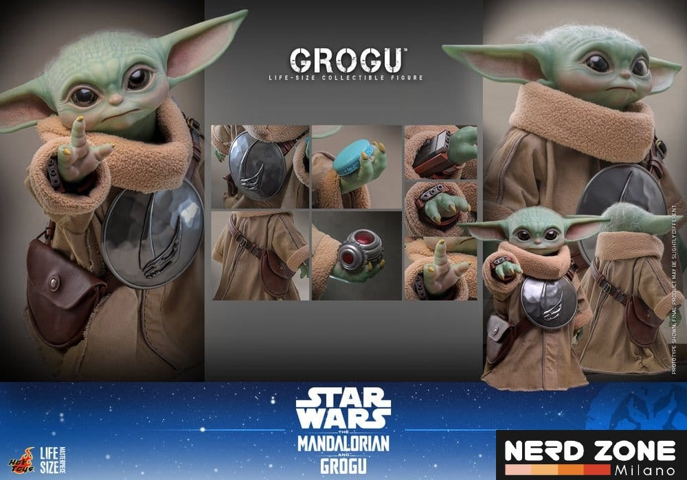 PRE ORDINE - HOT TOYS Star Wars: The Mandalorian & Grogu Life-Size Figure Grogu 38 cm