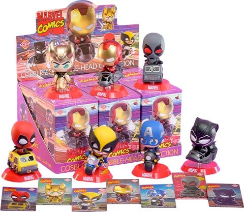 PRE ORDINE - Marvel Cosbi Rider Mini Figures 9 cm Blind Box Display (6)