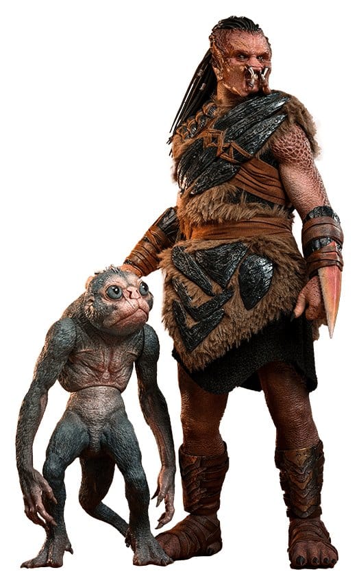 PRE ORDINE - Predator: Badlands Movie Masterpiece Action Figures 2-Pack 1/6 Dek (Bone Bison Armor) and Bud 31 cm