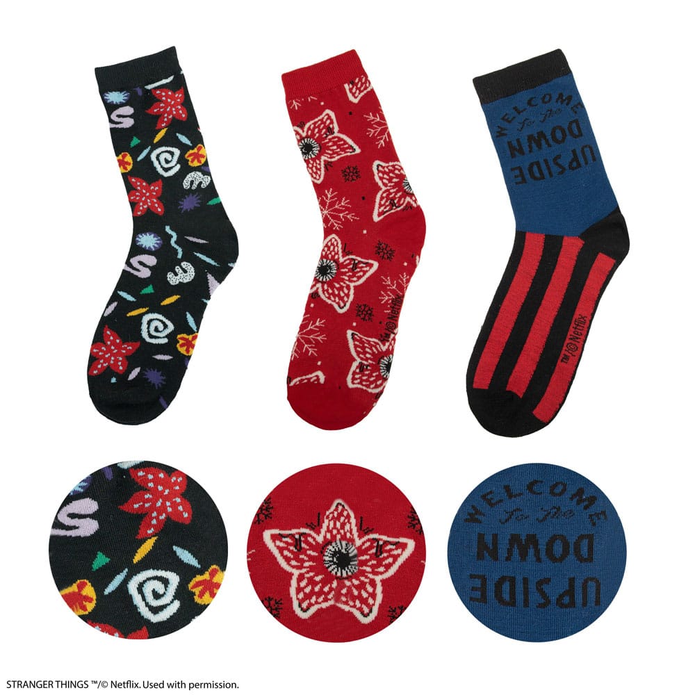 PRE ORDINE - Stranger Things: Stranger Things Set of 3 Socks