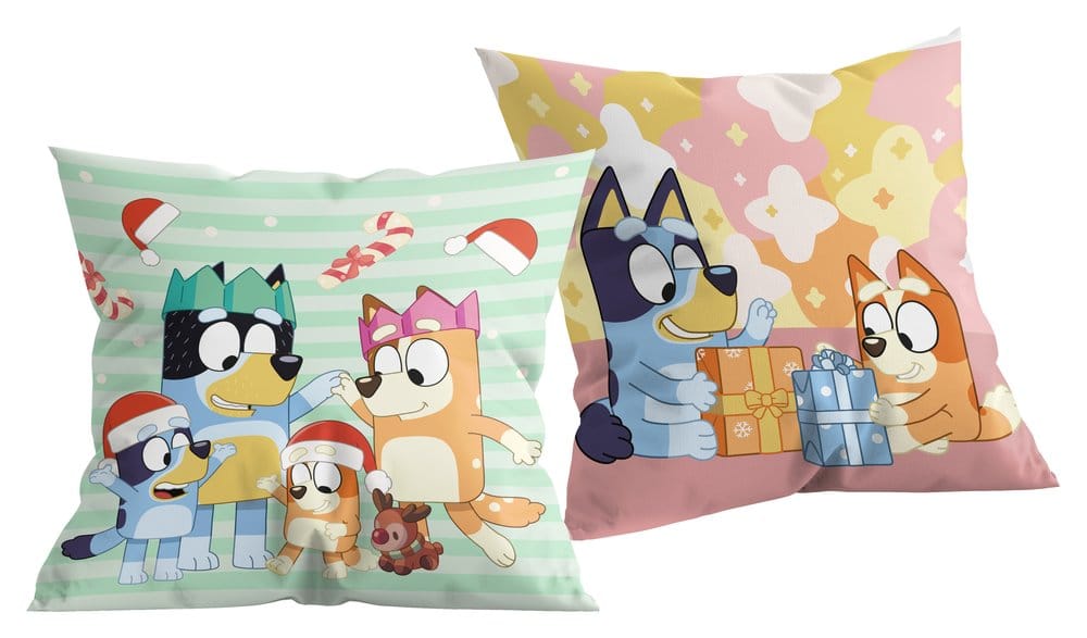 PRE ORDINE - Bluey Pillow Family Christmas 40 x 40 cm