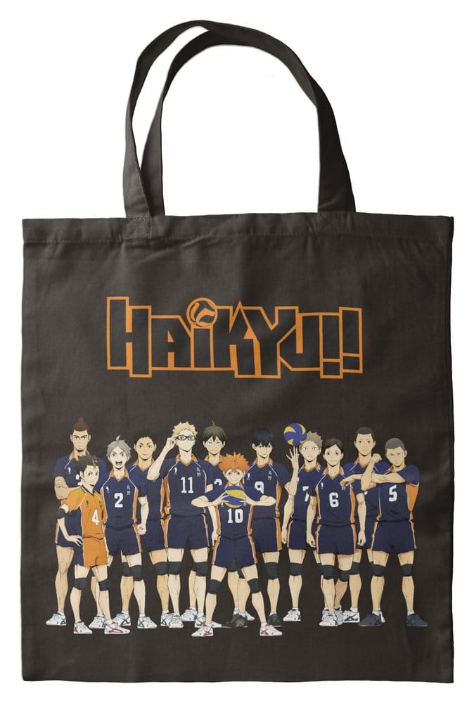 PRE ORDINE - Tote Bag Haikyu Black 40 x 35 cm