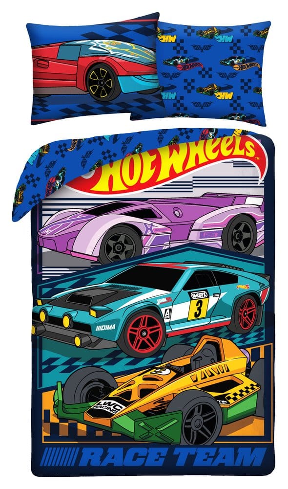 PRE ORDINE - Hot Wheels Duvet Set Ver. 1 140 x 200 cm / 70 x 90 cm