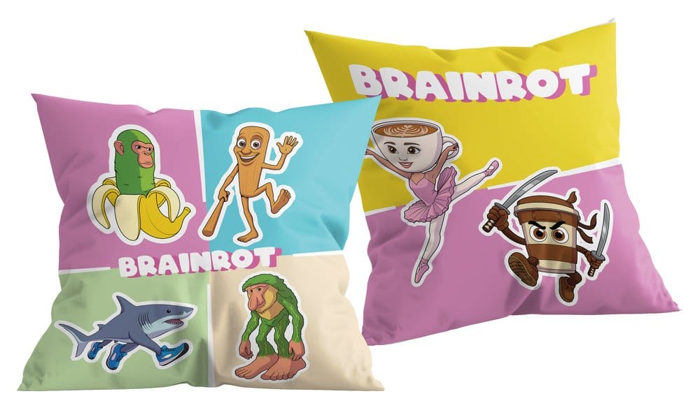 PRE ORDINE - Italian Brainrot Pillow Crazy Mix 40 x 40 cm