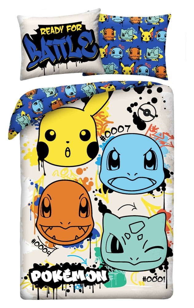 PRE ORDINE - Pokémon Duvet Set Ver. 17 140 x 200 cm / 70 x 90 cm