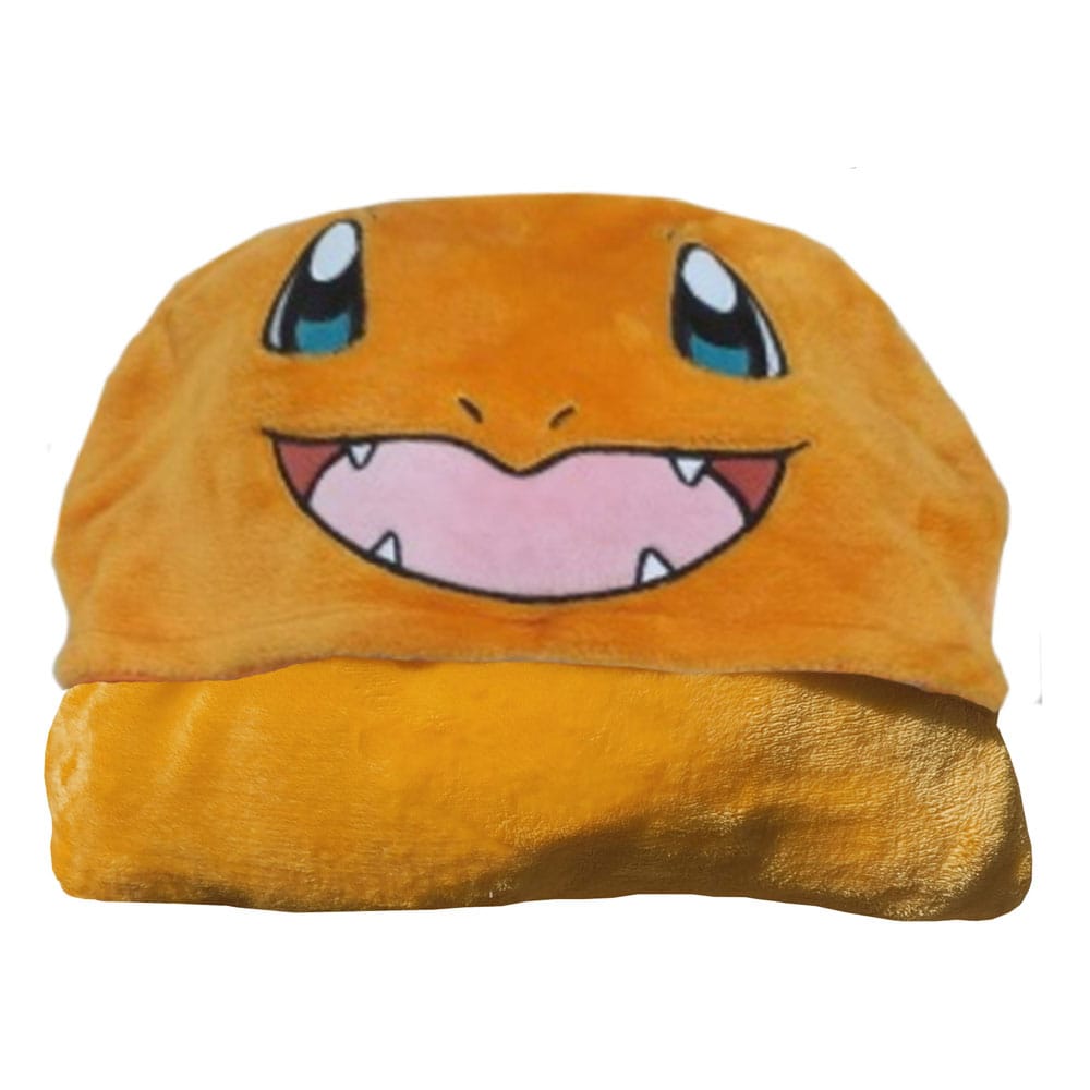 PRE ORDINE - Pokémon Coral Hooded Blanket Charmander 120 x 150 cm