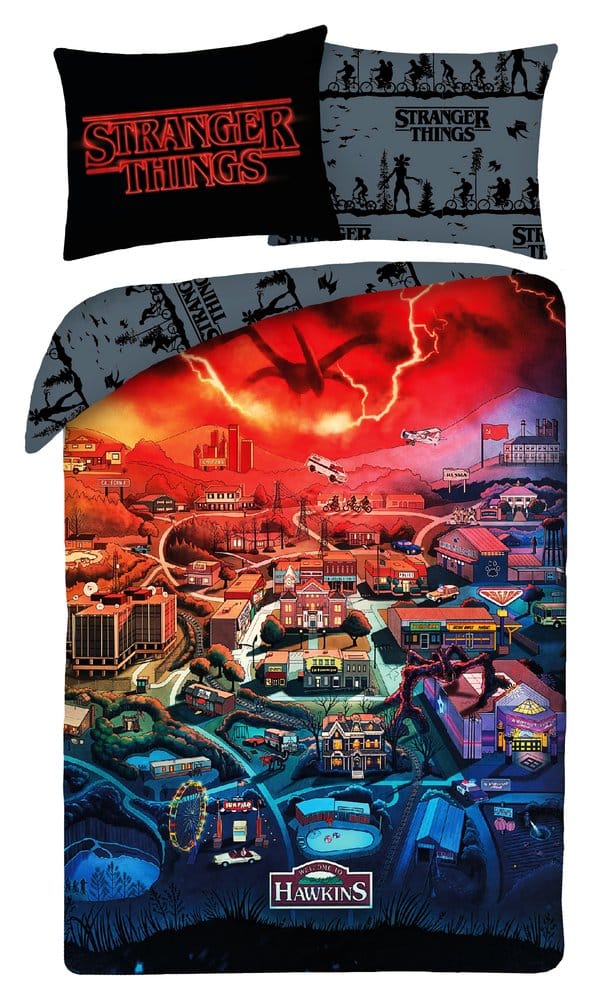 PRE ORDINE - Stranger Things Duvet Set Ver. 1 140 x 200 cm / 70 x 90 cm