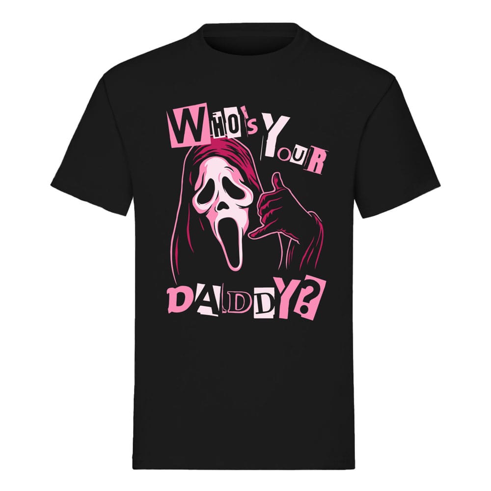 Scream T-Shirt Ghost Face Who's Your Daddy Size M