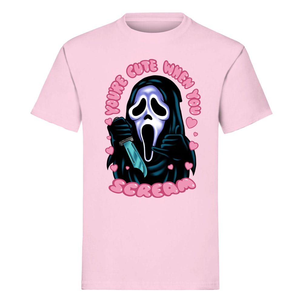 PRE ORDINE - Scream T-Shirt Ghost Face You're Cute when you Scream Size M