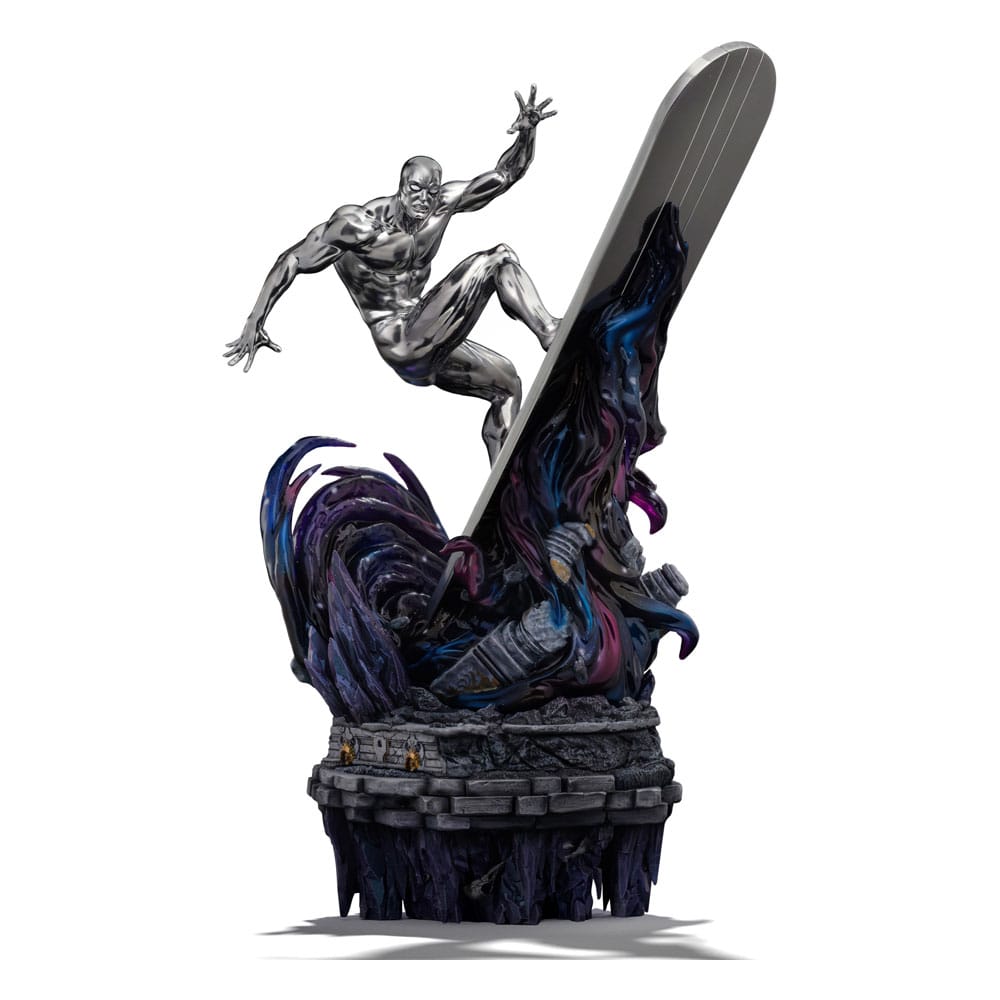 PRE ORDINE - Marvel Comics Infinity Gauntlet Diorama Art Scale Statue 1/10 Silver Surfer Deluxe 36 cm
