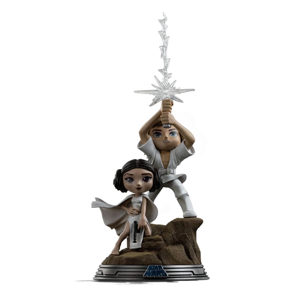 PRE ORDINE - Star Wars Mini Co. PVC Figure Luke & Leia 30 cm
