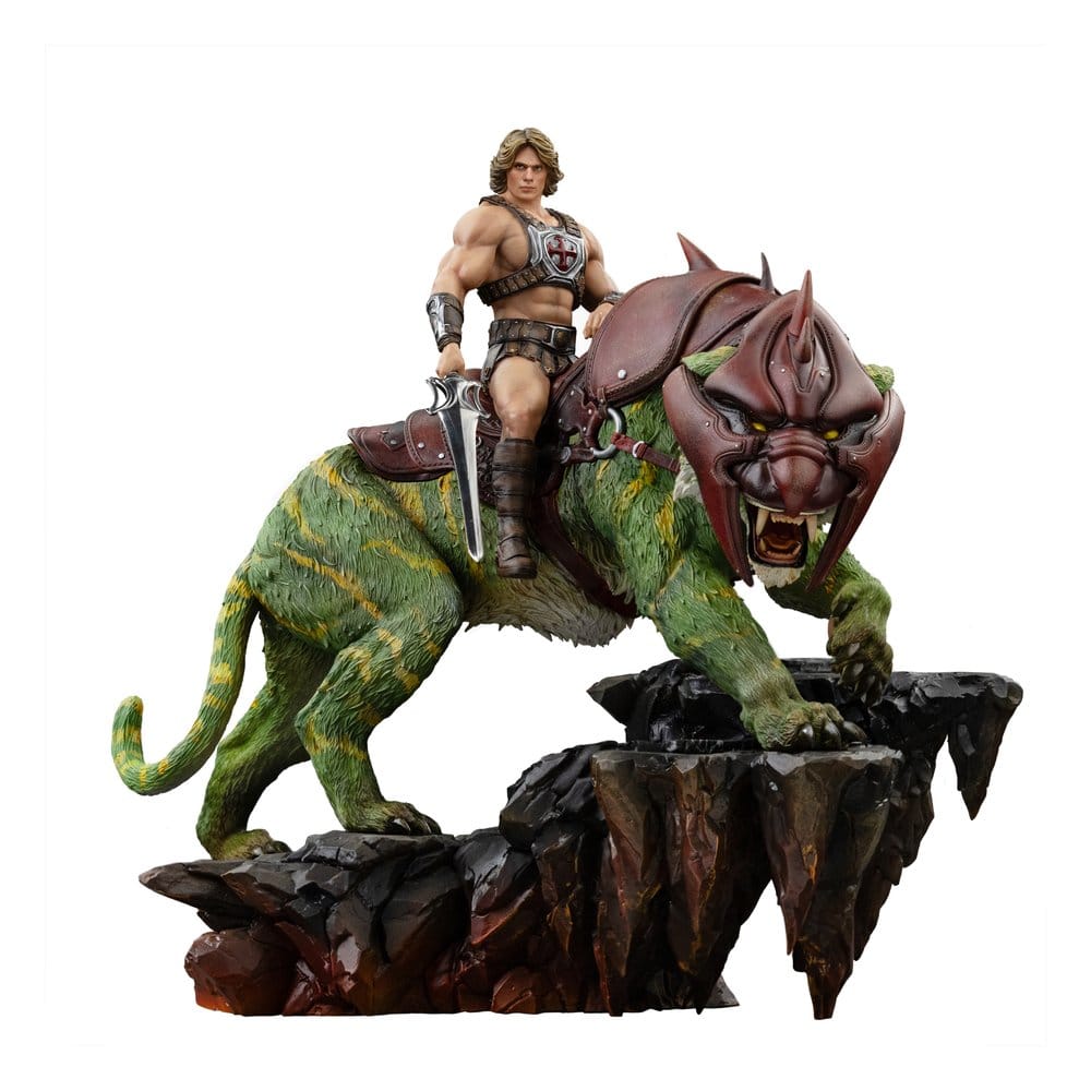PRE ORDINE - Masters of the Universe Art Scale Statue 1/10 He-Man and Battle Cat 33 cm