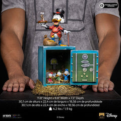 PRE ORDINE - Duck Tales Art Scale Statue 1/10 Uncle Scrooge McDuck and Nephews 30 cm