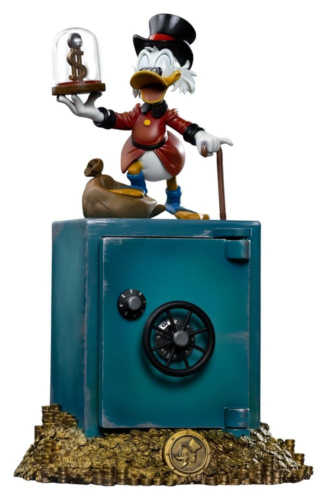 PRE ORDINE - Duck Tales Art Scale Statue 1/10 Uncle Scrooge McDuck and Nephews 30 cm