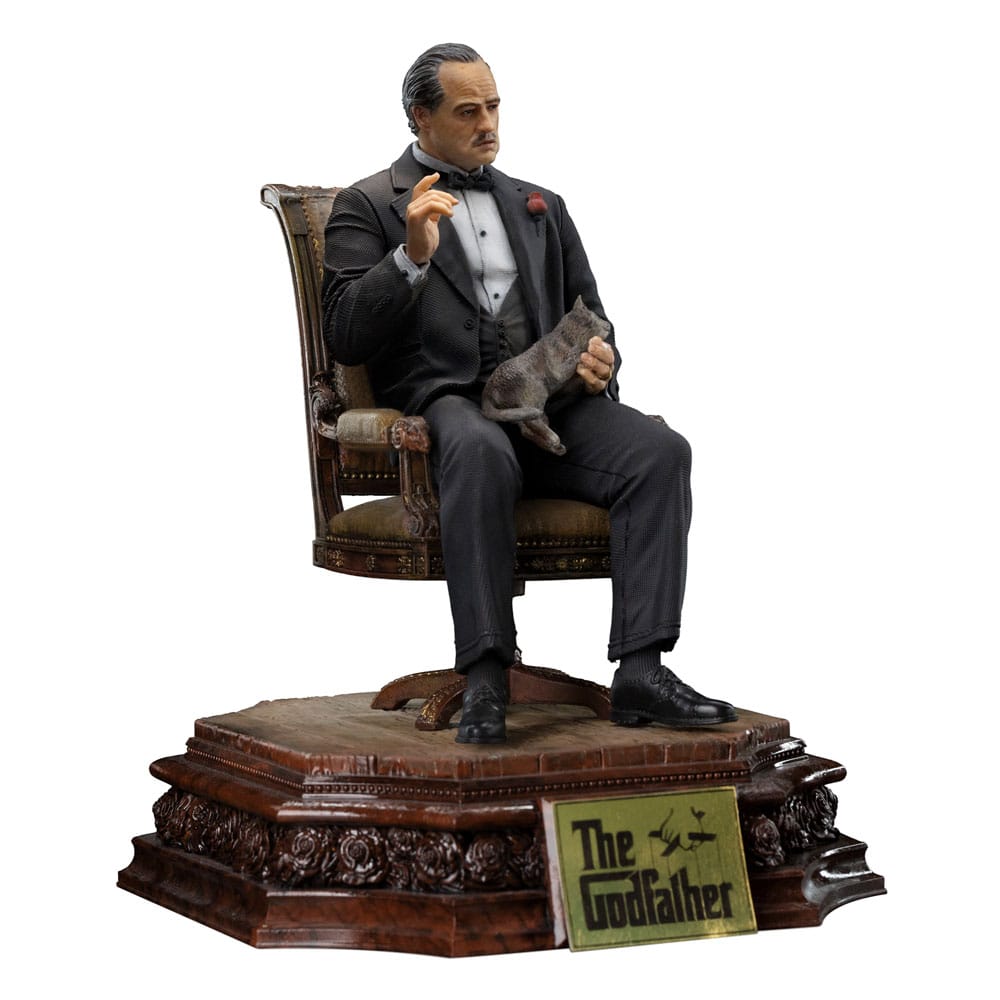 PRE ORDINE - The Godfather Scale Statue 1/10 Don Vito Corelione 19 cm