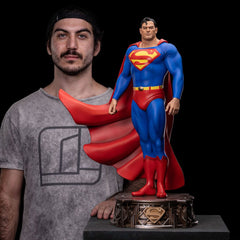 IRON STUDIOS - DC Comics Legacy Replica Statue 1/4 Superman DC Trinity 57 cm