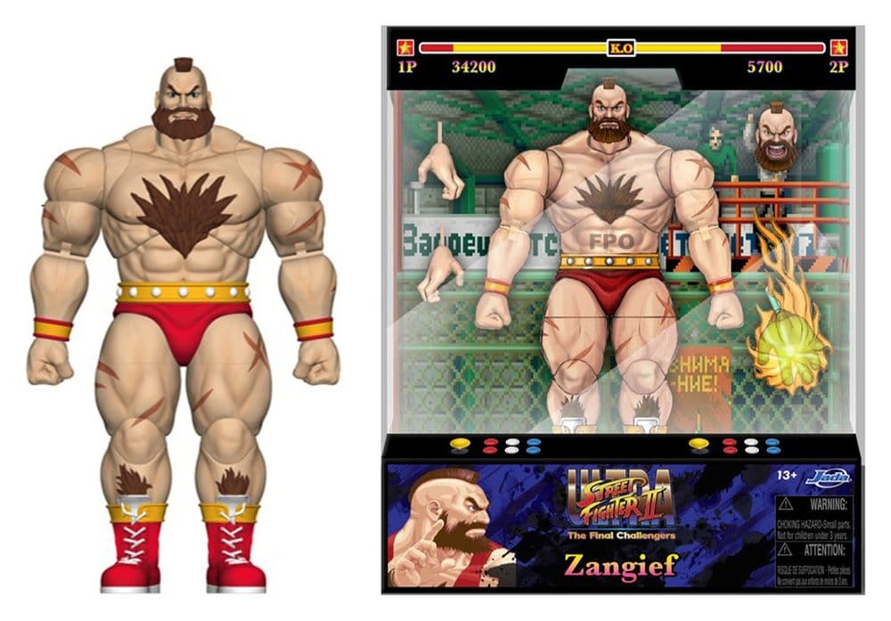 PRE ORDINE - Ultra Street Fighter II: The Final Challengers Action Figure 1/12 Zangief 18 cm