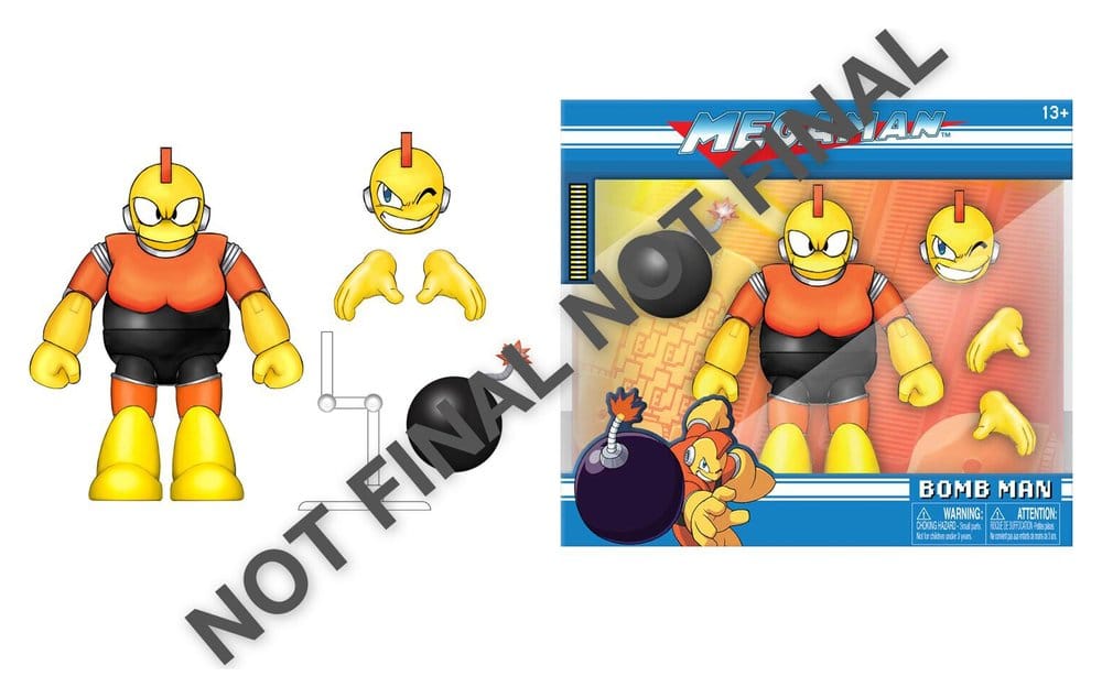 PRE ORDINE - Mega Man Action Figure Bomb Man 13 cm