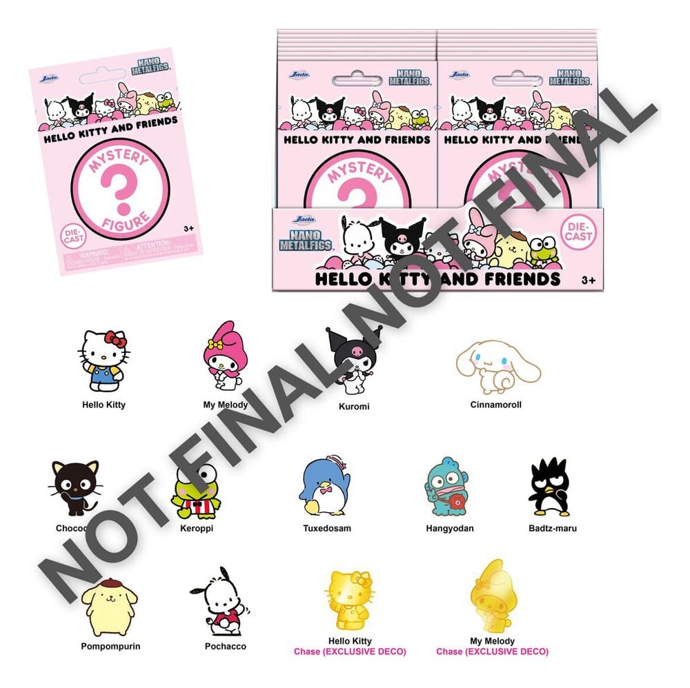 PRE ORDINE - Sanrio Nanofigs Hello Kitty Blind Pack Display (24)