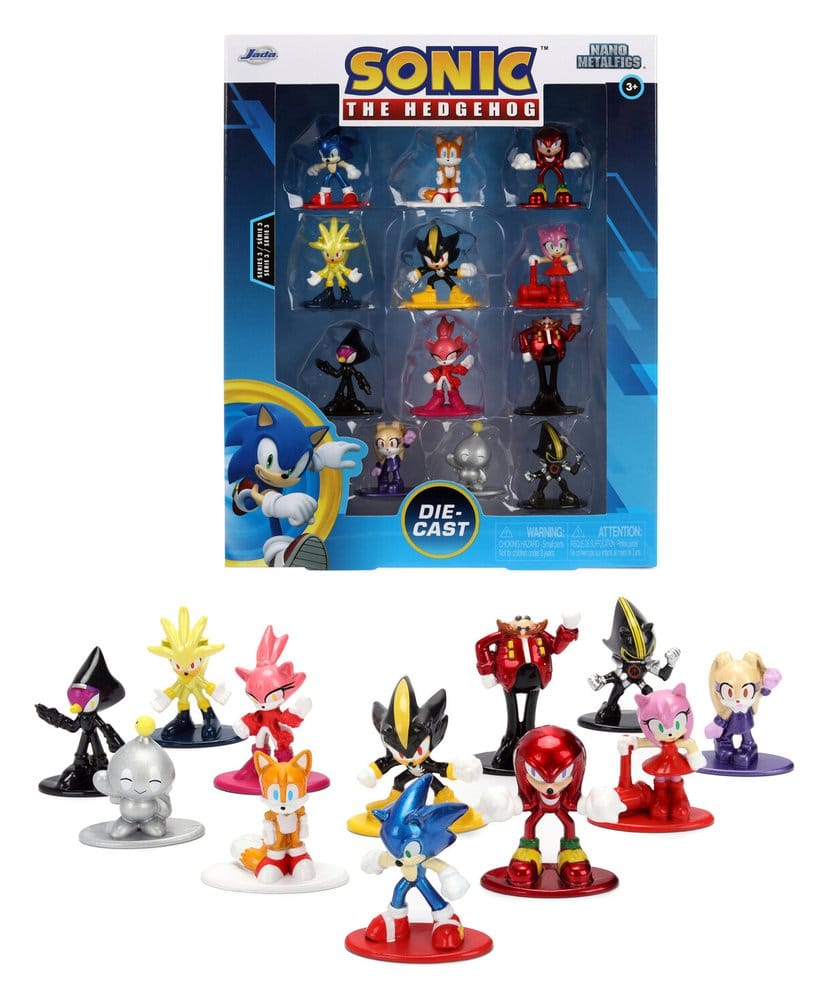 PRE ORDINE - Sonic Nano Metalfigs Mini Figures 12-Pack