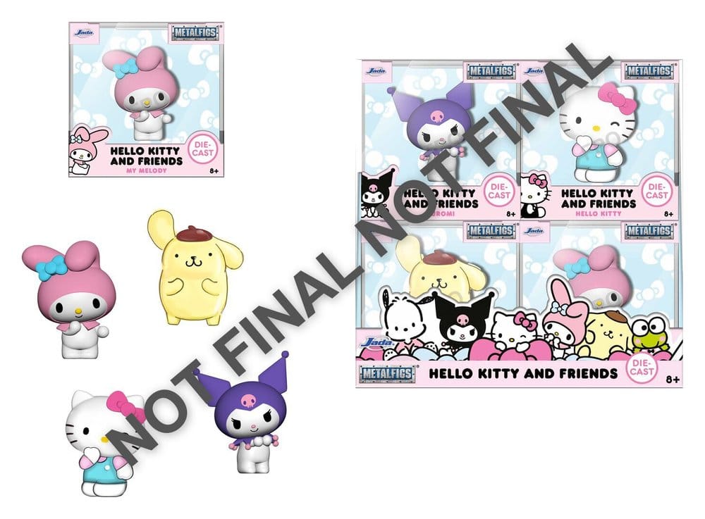 PRE ORDINE - Sanrio Diecast Mini Figures Hello Kitty Wave 3 6 cm Display (12)