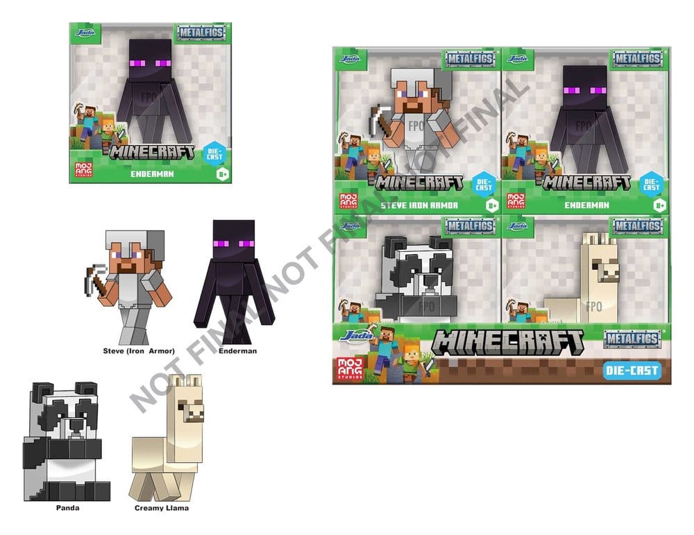 PRE ORDINE - Minecraft Mini Figures Wave 6 7 cm Display (12)